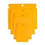 HARDY Spatel Flip-Flops Kunststoff 4-teiliges Set zum Ausbessern von Löchern Unebenheiten Knopf Strapazierfähig Leicht zu Reinigen Präzise