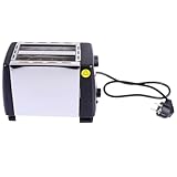 Zerodeko Automatischer Sandwichmaker Brotbackautomat Mini Brotmaschine Brotmaschine Silber