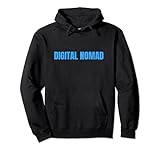 Digital Nomad World Reiserucksack Lifestyle Aesthetic Pullover Hoodie