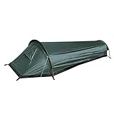 predolo Winddichtes 1-Personen-Campingzelt mit Schlafsack-Set für Outdoor-Abenteuer