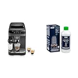 De'Longhi Magnifica Evo ECAM292.52.GB, Kaffeevollautomat mit Milchsystem, 4 Direktwahltasten für Cappuccino, Espresso und weitere Getränke, intuitives Bedienfeld, x2-Funktion mit DLSC 500 Entkalker