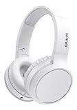PHILIPS H5205 Kabellose Over-Ear-Kopfhörer mit 40-mm-Treibern, leichtes gepolstertes Kopfband, Weiß