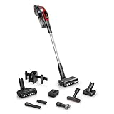 Bosch Akku-Staubsauger Unlimited 9 ProAnimal BKS941PET, MicroClean Technology, LED-Licht, HEPA-Filtersystem, 10 Jahre Motorgarantie, Schnellladegerät, rot