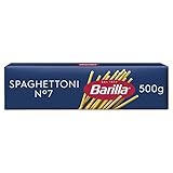 Barilla Pasta Klassische Spaghettoni n.7 aus Hartweizen immer al dente, (1 x 500 g)