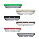 RTVGNSZSJL 164x114cm 142x120cm 190x132cm Hollywoodschaukel Dachbezug Wasserdicht, Universal Ersatzdach Für Gartenschaukel, Polyestertuch, UV-Schutz(Gray,66x45in-164x114cm)
