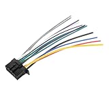 Alipis Audio-Netzkabel lautsprecher Verstärker -Auto -Audio -Monoblock Streamlinet Car Headset Hidden Haken Autoradio-Einbausatz Auto-Verstärker-Verkabelungssatz pv
