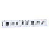 BESPORTBLE 1Stück Piano Tastatur Chart Tasten Klavier Übungshilfe für Anfänger Druckqualität Sicheres Material für Klavierunterricht und Schnelles Lernen Unterstützung für Lehrer