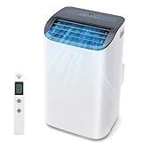 EUHOMY Mobile Klimaanlage 12000 BTU mit Abluftschlauch | 3-in-1 Mobiles Klimagerät: Kühlen, Entfeuchten, Ventilieren | 4-Stufen-Lüfter | 410 m³/h | Energieeffizienzklasse A |