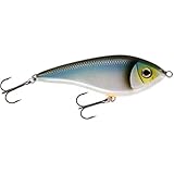 Westin Swim Suspending 10cm 32g - Jerkbait zum Spinnfischen, Wobbler zum Jerkbaitangeln, Hechtköder, Jerkköder zum Spinnangeln, Farbe:Blueback Herring