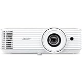 Acer H6546 DLP-Beamer - 1080p Full HD (1.920 x 1.080 Pixel), 5.200 ANSI Lumen, 10.000:1 Kontrast, 3D, Keystone, 1x 3 Watt Lautsprecher, HDMI (HDCP), weiß, Home Cinema