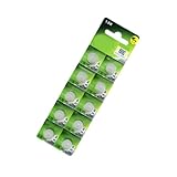 10 Stück 1,5 V AG13 Alkaline Knopfzelle LR44 A76 357 357A LR1154 SR1154 SR44 GP76 Batterie-Knopfzellen für Uhrenspielzeug