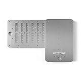KEYSTONE Crypto Seed Storage, Crypto Capsule Metal Wallet, Cold Storage Backup, 24 Words Bitcoin Key Phrase Storage, 304 Steel Plate, Compatible with All BIP39 Wallets (Keystone Tablet Plus)