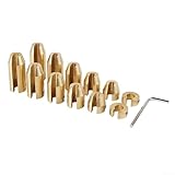 81214pack Motorrad Messing Rad Speichen Auswuchtgewichte Ersatz-Kit für die meisten Modelle (12 Stück)