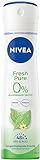 NIVEA Fresh Pure Deo Spray (150ml), Deo ohne Aluminium (ACH) mit Jasmin-Duft und erfrischender Formel, Deodorant mit 48h Schutz und einzigartiger INFINIFRESH Formel