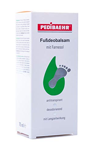Pedibaehr Fußdeobalsam mit Farnesol, bei Fußschweiß und Fußgeruch, 75 ml