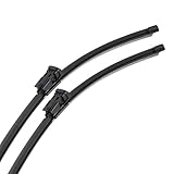 LZWLZW Wischerblätter für Citroën C3 Picasso 2009-2019 24'+16', Scheibenwischer Set Gummi Dauerhaft Wiper Ersatzwischblätter Auto Zubehör