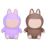 HAZMA 4 Stück Squishy , Taba Squishy, Stress Relief Toy, Soft Squeeze Toys,Anti-Stress Montessori Sensorisches Quetschspielzeug Für Autismus Spielzubehör(D)