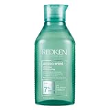 Redken | Haarshampoo für fettige und gereizte Kopfhaut, pH-Wert ausgleichend, Mit Minze und Amino Acid Komplex, Amino Mint Shampoo, 1 x 300 ml