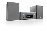 Denon CEOL N-11DAB Kompaktanlage, HiFi Verstärker mit Lautsprechern, CD-Player, Musikstreaming, HEOS Multiroom, Bluetooth, WLAN, AirPlay 2, Alexa Kompatibel, 2 Optische TV-Eingänge, DAB+ Radio