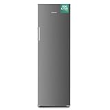 Heinrich´s Gefrierschrank 204L Temperatur: -14°C~-22°C, Volumen, Freezer, No-Frost Schutz, 4x Gefrierschubladen, 2x Schubfächer, LED-Display, wechselbarer Türanschlag, Alarmfunktion (inox)