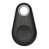 Retoo Schlüsselfinder Bluetooth Schwarz Multifunktionaler mit App und Alarm Smart Tracker Schlüssel Tasche Portemonnaie Finder Kompatibel mit iOS/Android, Anti-Lost Key Gegenstandsfinder