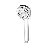 Ibergrif Duschkopf & Duschbrause Wassersparend - Handbrause mit Brausekopf-Dusche, Universelle 1/2 Zoll, Regendusche Ø83mm (Chrom, Einfachmontage & Leicht zu Reinigen),M20217