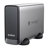 ORICO MetaBox Mini NAS-Speicher, Persönliches Medienzentrum - 3,5-Zoll-HDD-Netzwerkgehäuse mit APP-Anbindung, Samba- und DLNA-Protokollen, Private Cloud (Diskless) - CD3520