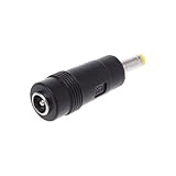 jdstty 5,5 x 2,1 mm Buchse auf 1,7 mm Stecker CCTV für Netzstecker