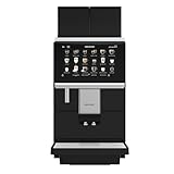 Cecotec Kommerzielle Superautomatische Kaffeemaschine Cremmaet Lounge. 2900W, Touchscreen, Gleichmäßiger Mahlgrad, 2 Mahlwerke, 35 Getränke, 2 Bohnenbehälter à 700 g und 2 Behälter für Milchpulver
