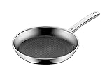 WMF Profi Resist Bratpfanne Induktion, Gas, Elektro, Glaskeramik 24 cm, Mehrschichtmaterial vollbeschichtet, Wabenstruktur, Edelstahlgriff, backofenfest