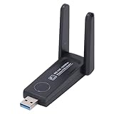 Ouitble USB WLAN Stick 1200Mbps 2.4GHz/5GHz USB 3.0 Dual Band WiFi Stick WLAN Adapter mit 2 x 5dBi Antenna CD for Wins XP 7 8 8.1 10