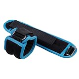 Pesfehhy 2 Stück Fitnessgeräte Gymnastik Knöchelsandtasche D-Ring Verstellbares Knöchelgewicht für Tanzbein- und Krafttraining Yoga Sport 500g
