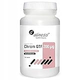 Aliness Chrom GTF 200µg, normale Blutzuckerwerte, Nahrungsergänzungsmittel, 100 tabletten