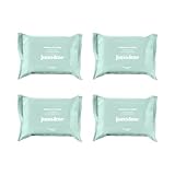 juno & me - Intimate Care & Cleansing Wipes 4er Pack: Intimpflege-Tücher für sanfte Reinigung - auf pH-Wert der äußeren Intimzone abgestimmt - mit Präbiotika, Milchsäure & Aloe Vera - Fragrance-free