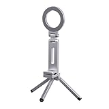 Magnet Tripod - Telefonstativ | Erweiterbares Selfie -Stick | Aluminium Kleine Stativen Für Telefon Und Smartphone | Videoaufnahmen Accessoire | Drehen Des Cliphalters Falten Sie Für Fitnessstudio -Re