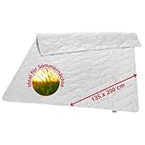 liebling Sommerdecke 135x200, Wildseidendecke 135 x 200, Sommerbettdecke leicht, Seidendecke mit 100% Wildseide, Bezug 100% Baumwolle, Made in EU, Ökotex, waschbar 40 Grad