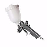 LYUTAO 60. 0ML Airless Pneumatic Spray Gun Airbrush Sprayer Legierung Malerei Zerstäuberwerkzeug mit Trichter zum Malen von Autos Sprühpistole