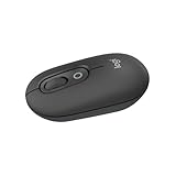 Logitech POP Mouse, kompakte und mobile kabellose Bluetooth-Maus mit programmierbaren Tasten und leisen Klicks, Easy-Switch für einfaches Umschalten bis zu 3 Geräten, Notebook, Tablet, PC – Grafit