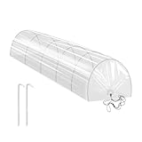 Grünhaus für Gartenbeet – 2 in 1 Gewächshausreifen Kleines Netz Gewächshaus | Sonnenschutz Reihenabdeckungen Hoop Kleines Gartenzubehör für Hinterhof Balkone Terrassen