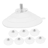 PENIKOKO 8 Stück Möbelsaugnäpfe Saugnapfhaken Für Glasfenster Saugnapfbecher Ersatz Saugnäpfe Tischsauger Aus Glas Saugnäpfe Mit Schrauben Saugnäpfe Für Fenster Transparent Pvc