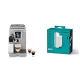 De'Longhi ECAM 23.466.S Perfetto Kaffeevollautomat mit LatteCrema Milchsystem & Siemens BRITA Intenza Wasserfilter TZ70033A,verringert den Kalkgehalt des Wassers