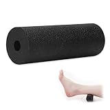 Faszienrolle Klein,Faszienrolle Fuß,Faszienrolle Zur Fitness,Foam Pilates Rolle,Selbstmassage Yoga 5.3 X 15cm,für Fuss Hand Rücken Faszientraining,Fitness Muskellifting-Massage(Schwarz)