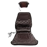 Rückenmassagegerät, Massagematte mit 3 Stufen Wärmefunktion, Faltbar Massageauflage mit 9 Stufen Massageintensität, Massagesitzauflage für Hause, Büro, Autos