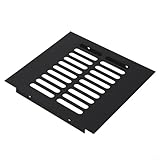 Lüftungsgitter aus Aluminiumlegierung für Kleiderschrank und Computerschränke, 150 mm, rechteckiges Design (150 x 150 mm)