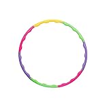 Leicht zu tragen Hula Hoop Kinder Erwachsene Mit Gewicht Erwachsene Anfänger Abnehmbares Design Hula Hoop Reifen für Erwachsene oder Kinder ab 4 Jahren Training Fitness und Training Sport & Spielen