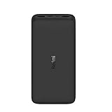 Xiaomi Redmi Externer Akku, 18 W, Fast Charge, Schwarz, 20.000 mAh, Micro-USB-Eingang/USB-C, Ausgang 2 x USB-A