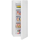 Bomann Gefrierschrank 143cm I 4 Sterne-Gefrierfach I Temperaturbereich: ≤ -18°C I Tiefkühlschrank leise 40dB I wechselbarer Türanschlag I Gefrierschrank gross I 168L Freezer I GS 7364 weiß