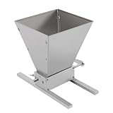 MINRS 4L Manueller Getreidebrecher, Malzmühle Schrotmühle Schrotmühle Flockenquetsche Getreidemühle Verstellbare Malzmühle Flockenquetsche Mit 2 Aluminiumstangen Für Home Brew Biermühle