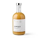 GIMBER N°1 700 ml Original – Biologisches Ingwerkonzentrat aus Ingwer, Zitrone & Kräutern | Alkoholfrei & natürlich | Premium Bio-Ingweressenz für Drinks, Cocktails, Mocktails & gesunde Erfrischung