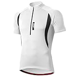 MEETWEE Herren Radtrikot Fahrradtrikot Kurzarm, Fahrradbekleidung Fahrrad Trikot T Shirt für Männer, Atmungsaktive Cycling Jersey Schnell Trocknen Radsport Bekleidung